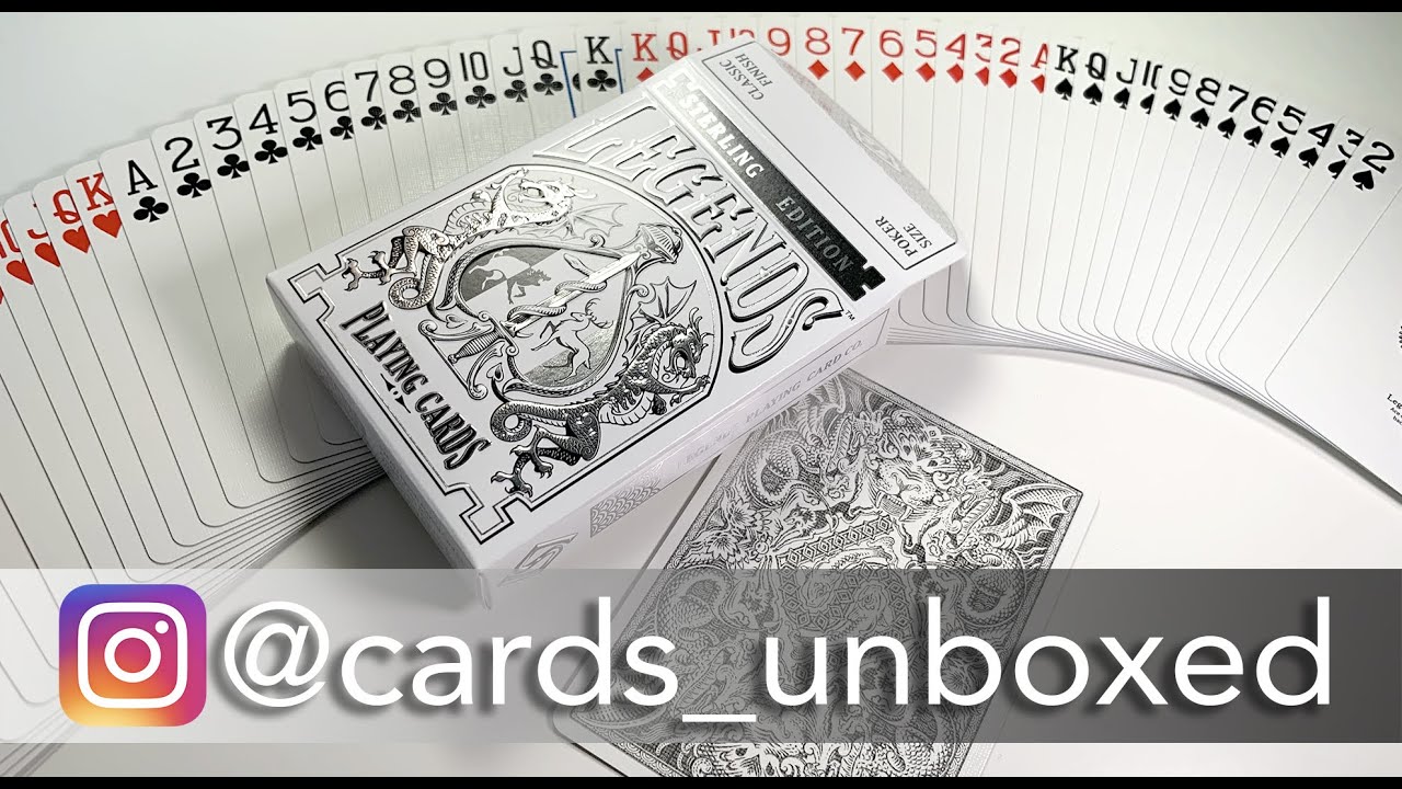 Cards Unboxed Sterling Edition Legends Playing Cards