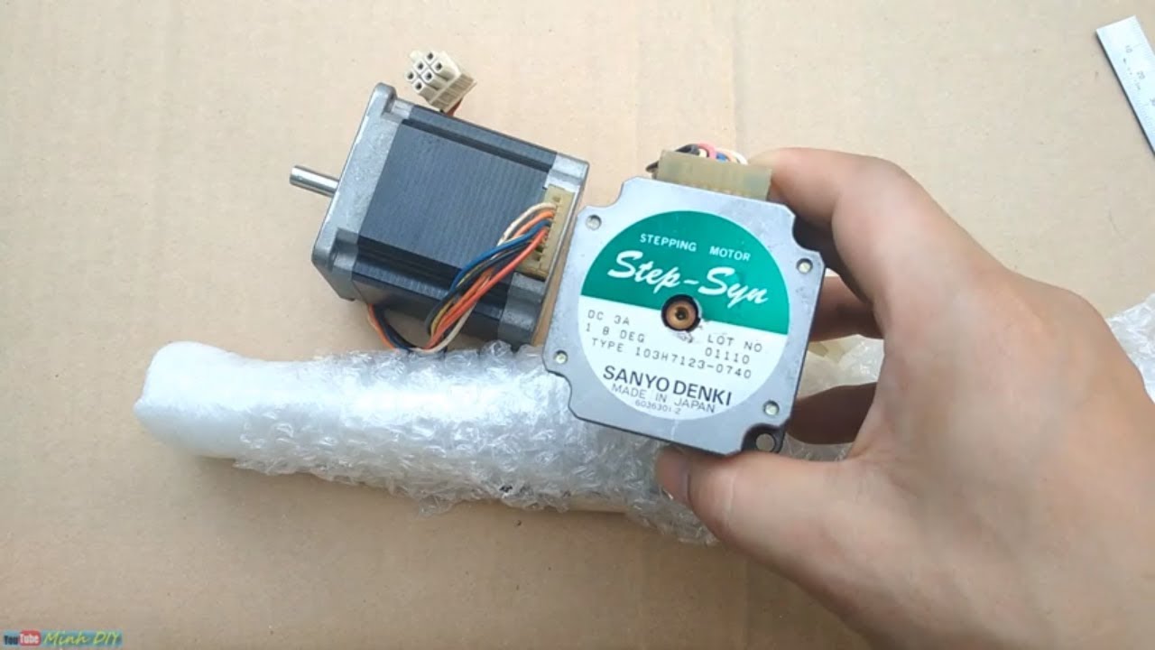 Động Cơ Bước 2 Pha II Sanyo Denki Stepper Motor