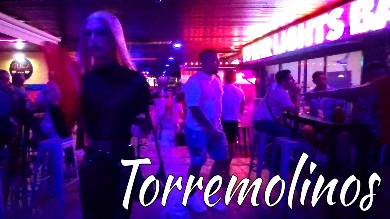 LGBTI friendly Area at night - Gay Torremolinos Virtual Walking Tour, Spain, Costa del Sol