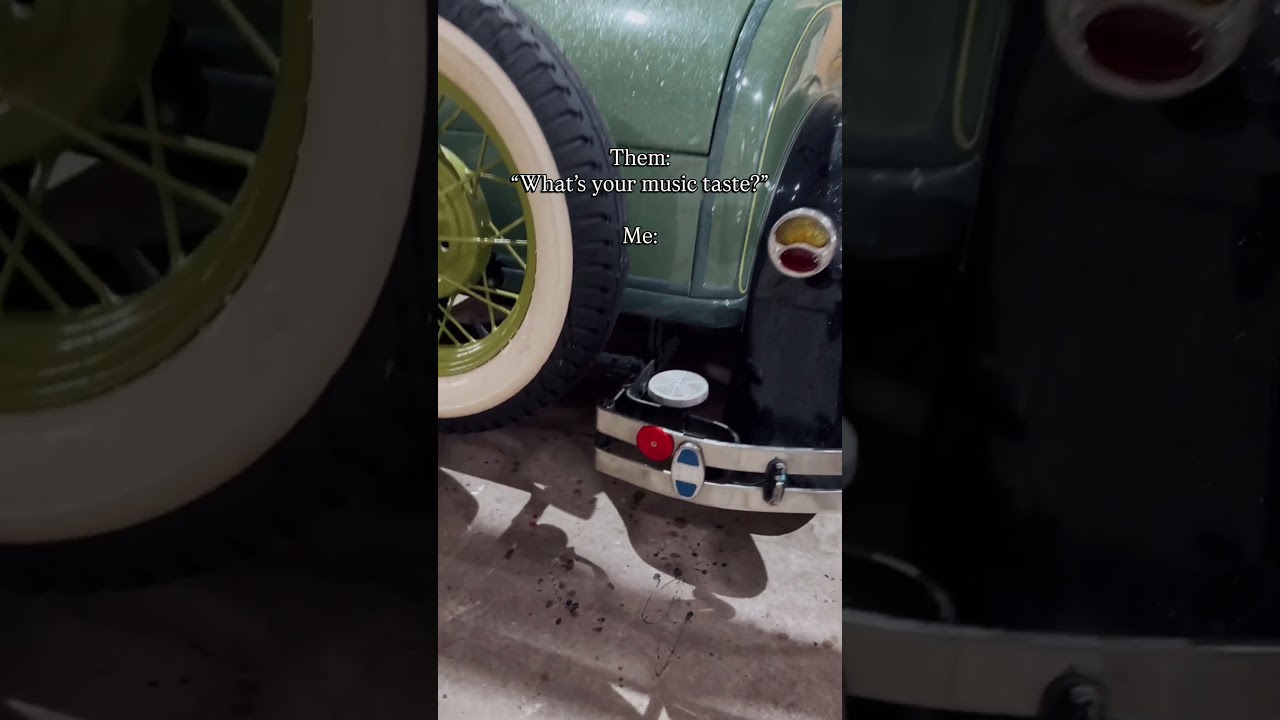 Nothing better than the sound of a 1931 Ford Model A 