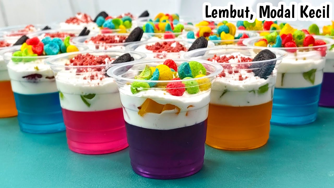 MEWAH TAPI MURAH‼️Mini Jelly Fruit Dessert Cup Bikin Ketagihan!! Modal Receh Cantik Polll