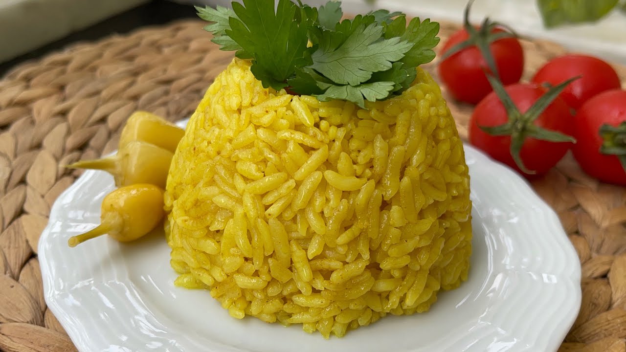 Это так вкусно, что станет вашим любимым ❗️Рецепт зернистого риса с куркумой👌😋