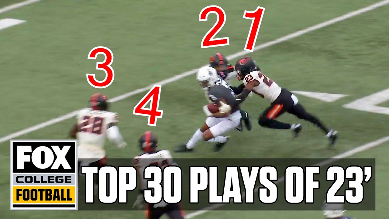 Top 30 Plays of the 2023 College Football Season on FOX