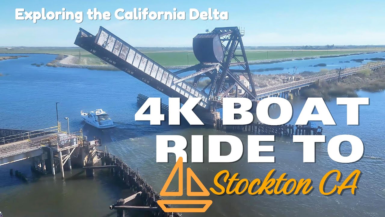 Boating from Discovery Bay to Stockton | Sea Ray 470 in 4K