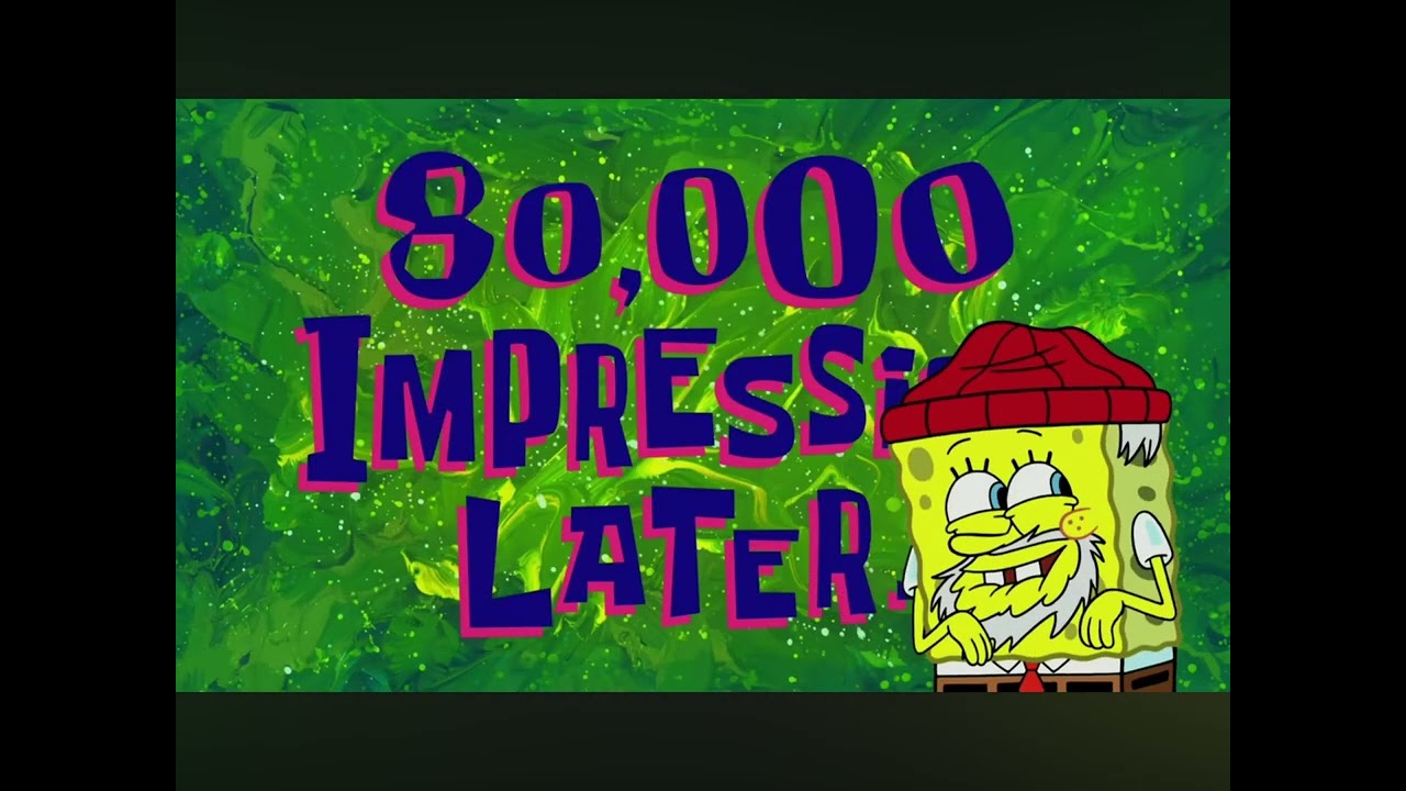 SpongeBob is a Time Cards of 7 Minutes 