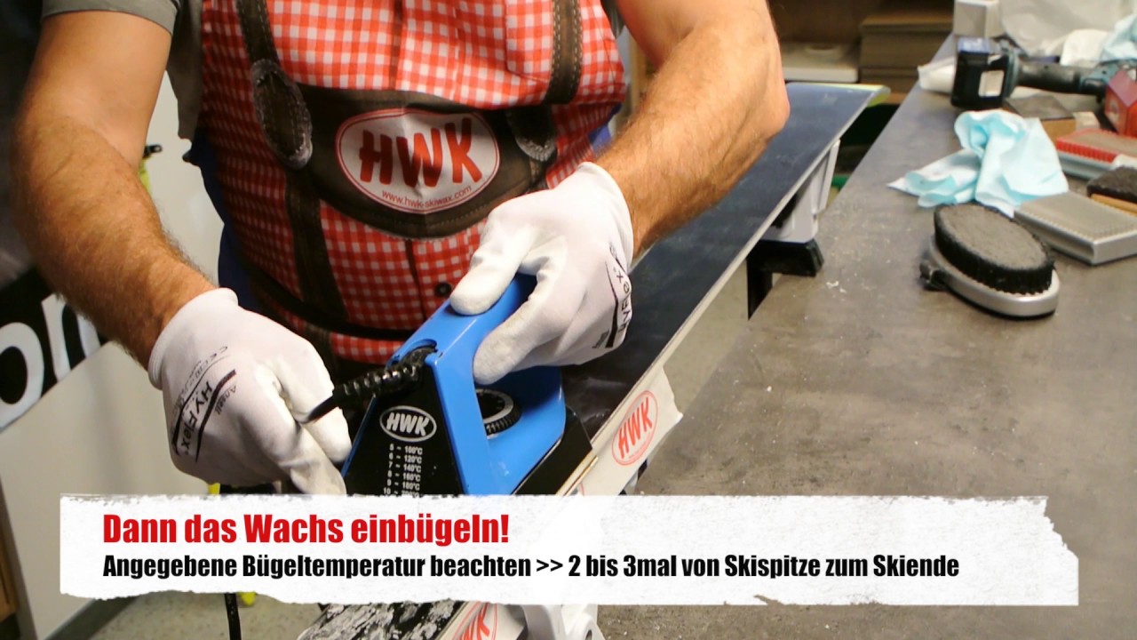 Skiwachsen mit HWK Skiwachs - Grundwachs Alpin