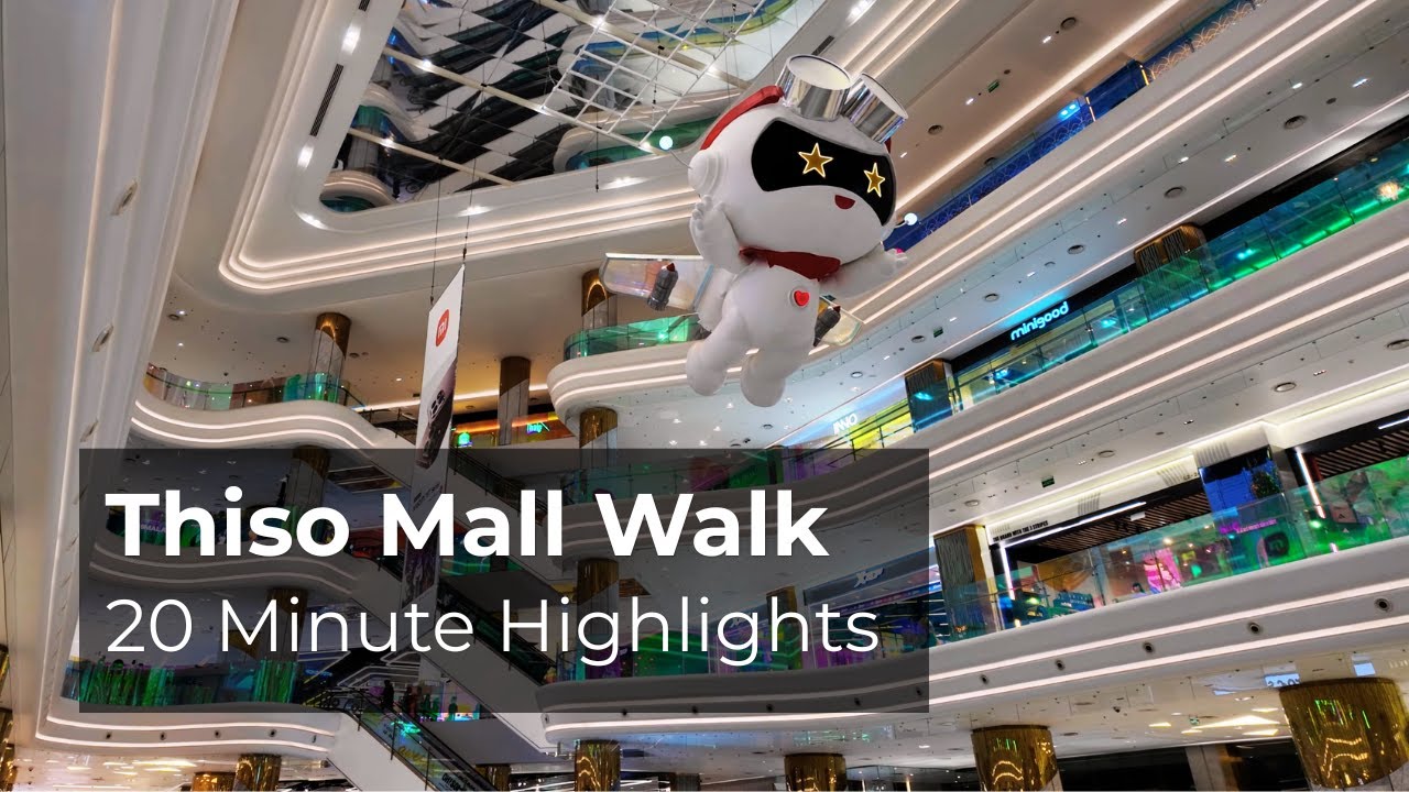 Saigon Thiso Mall Walk 4K &ndash; 20 Minute Highlights &ndash; District 2 Ambience
