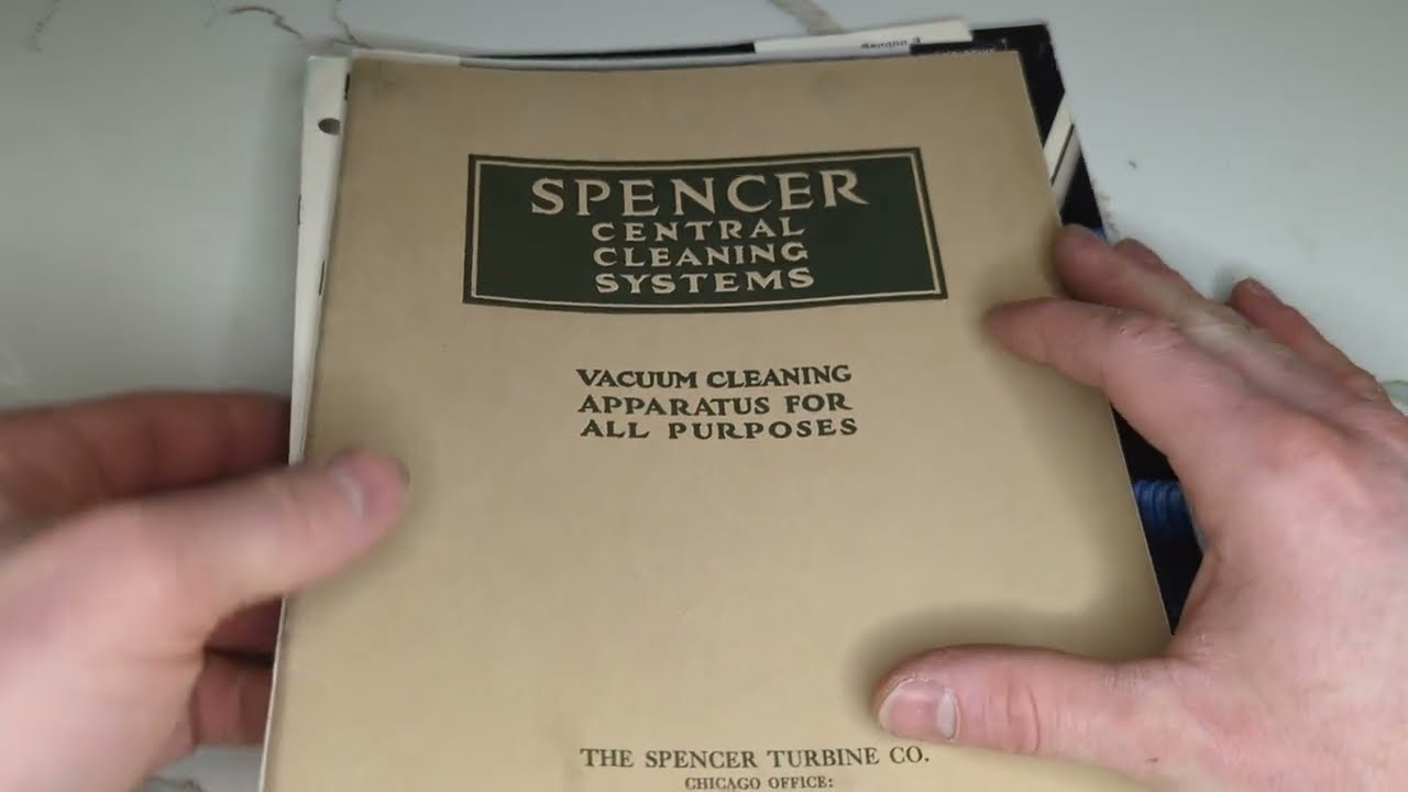 Spencer Turbine Central Vacuum Literature, 1920s through 1990s