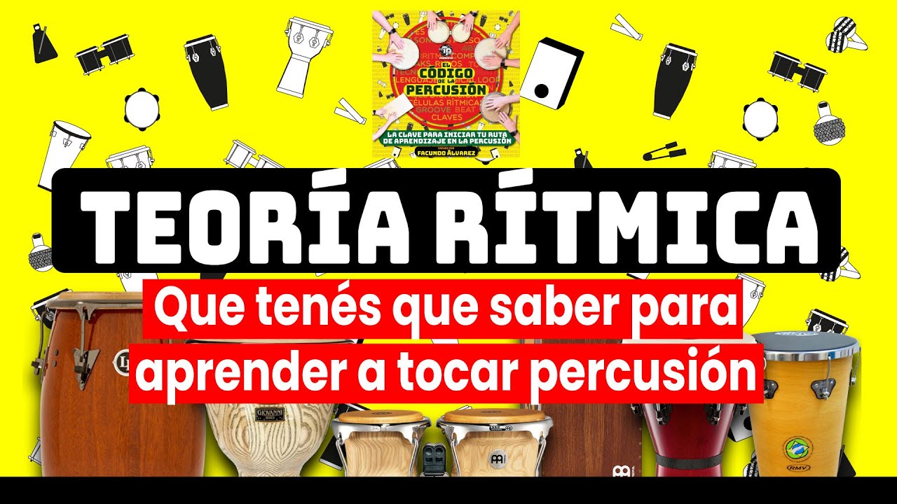 🙌​ TEORIA R&Iacute;TMICA B&Aacute;SICA que tenes que saber para aprender a tocar percusi&oacute;n 🙌​ #percusion