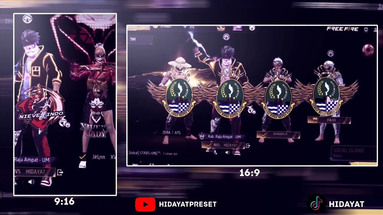 4 PRESET AM FF || DJ SEREM TREND JJ LOGO GULD & DJ BELLA CHAW OLD JJ LOGO GUILD😈TREND TIKTOK🤩
