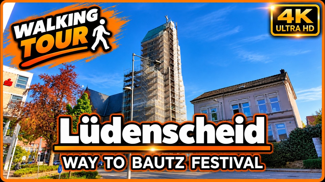 Bautz Festival Walk – From Sauerfeld to Nattenberg Stadium | 4K Lüdenscheid