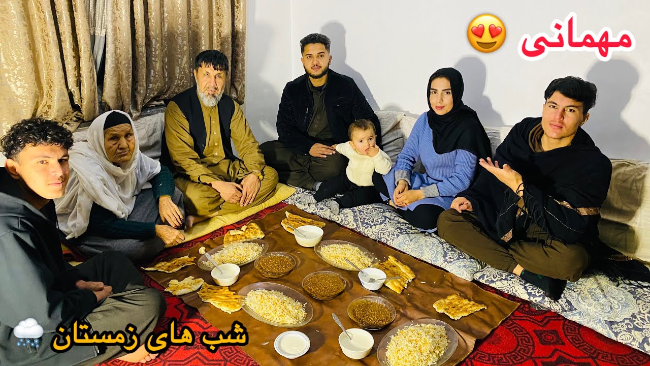 امشب مهمان خانه پدر جانم بودیم😍شب های سرد زمستان🌨اما با خبر بد جگرخون شدیم🥹