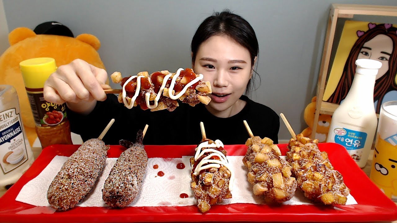 명랑핫도그 먹방 Mukbang