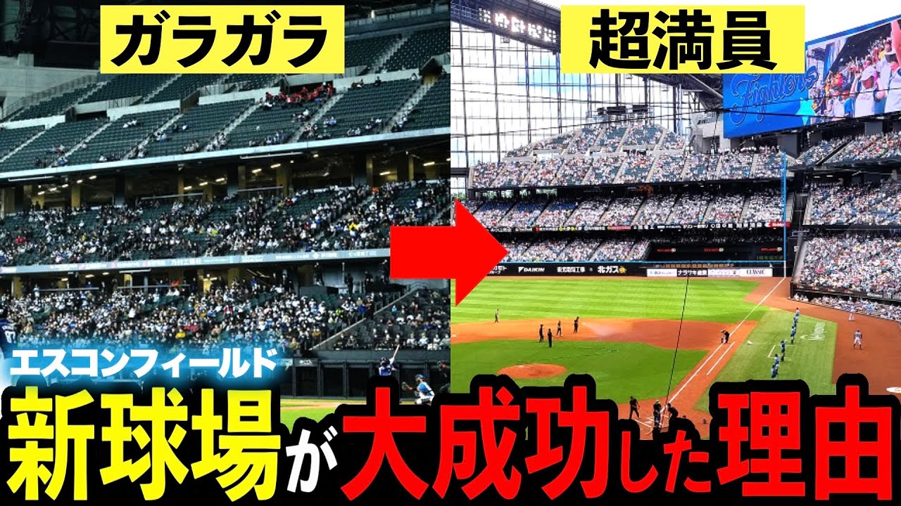 【さらば札幌ドーム】なぜエスコンフィールドは1年目にして大成功を収めることができたのか？