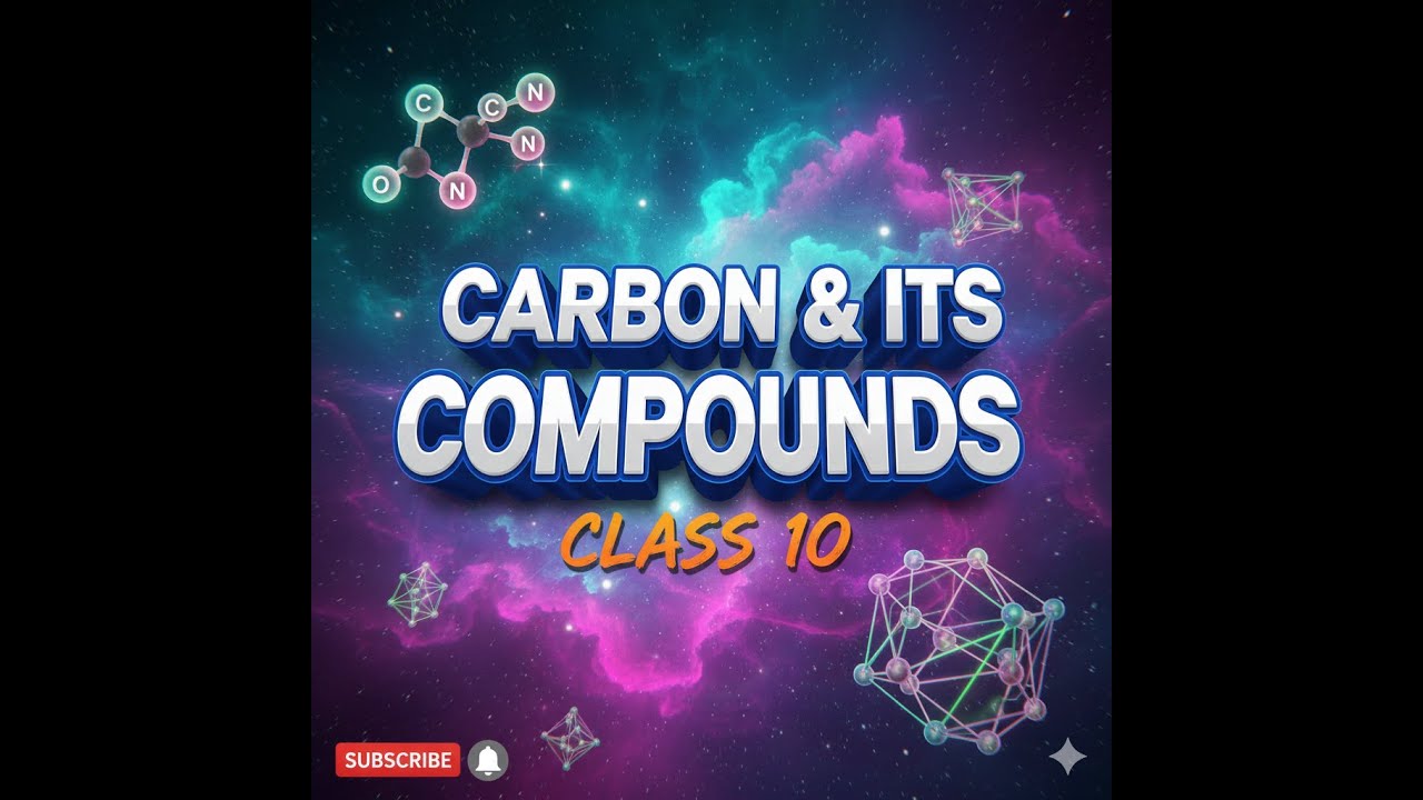 Carbon and Compounds Class 10 | Full Chapter Explained in Easy Hinglish 🔥