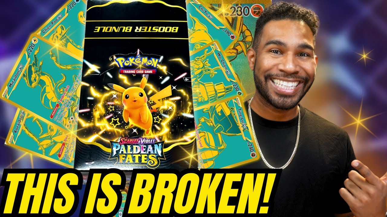 Paldean Fates Booster Bundle Case is Broken