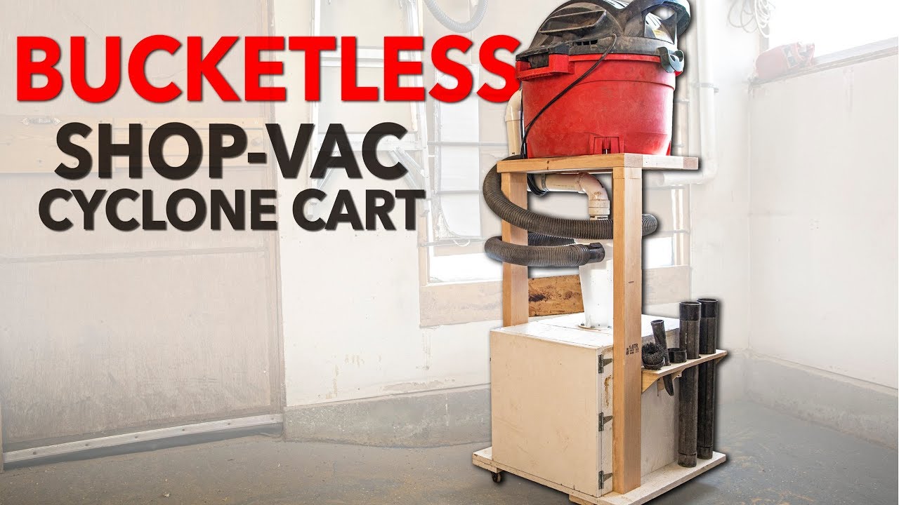 Shop Vac & Dust Deputy - Bucketless Dust Collection Cart
