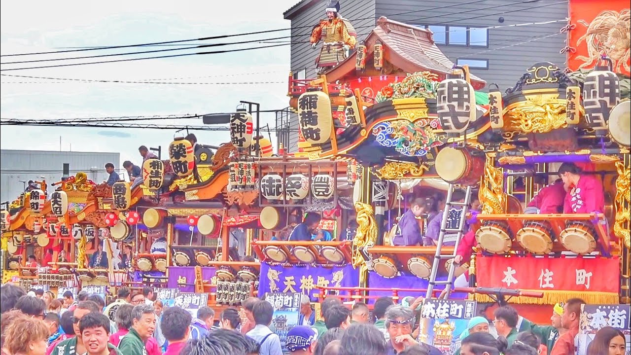 2025.5.25 埼玉県 深谷市 【ふっか祭2025 12町の山車/屋台】巡行·叩き合い 深谷まつり2025
