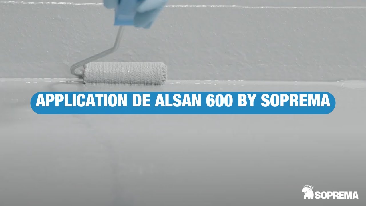 Mise en oeuvre du système d'étanchéité liquide Alsan 600