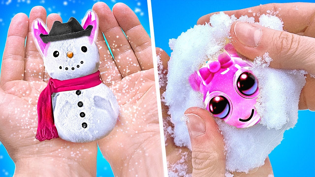 WOW! What's Hidden in the Snowman? 💦 *Cool Winter Gadgets and Hacks*