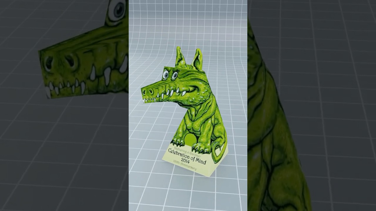 Он ЖИВОЙ! Оптическая Иллюзия с ДРАКОНОМ 