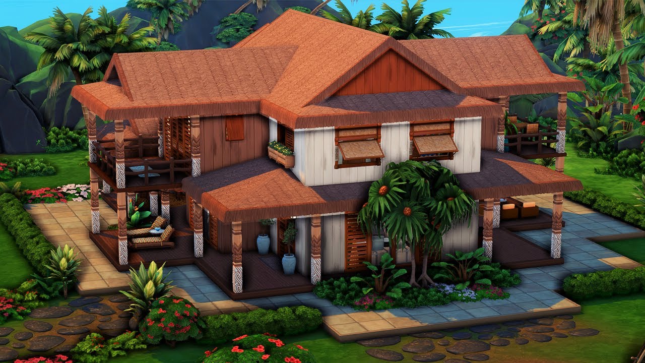 Hoapili Family Home 🌺 || The Sims 4: Speed Build