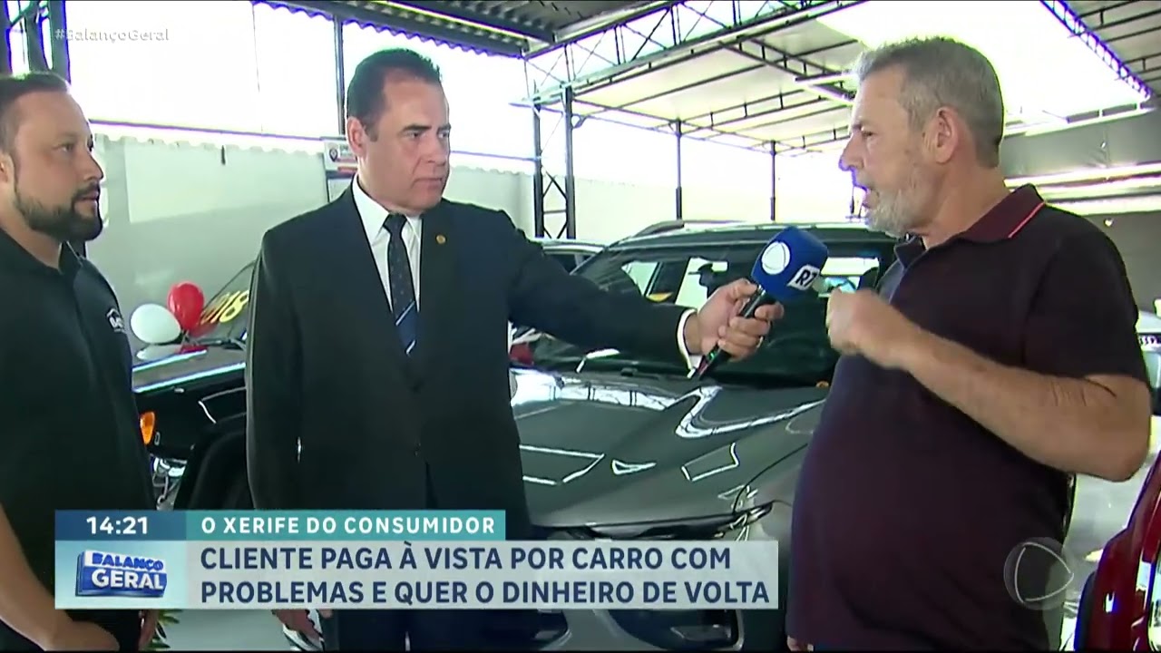 Xerife do Consumidor: Cliente compra carro à vista com defeito e agência nega ressarcimento