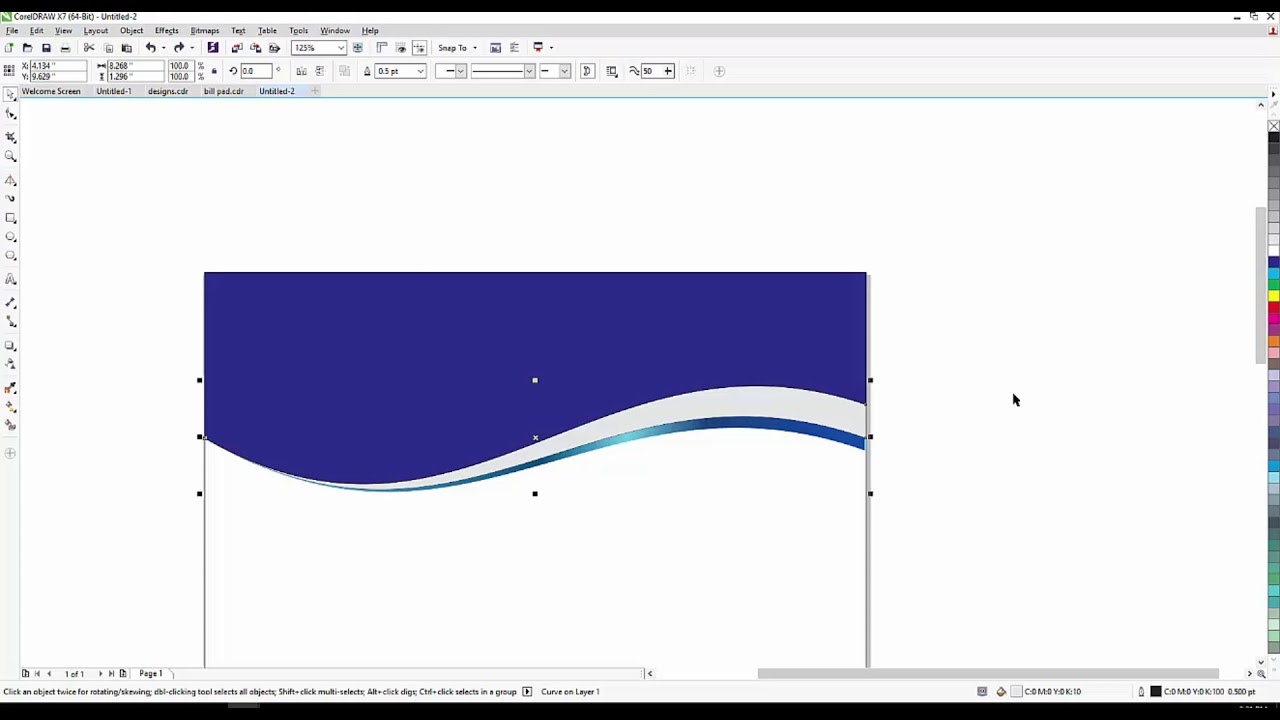 How to Design a Letterhead I Letterpad I CorelDraw in Urdu/Hindi Sr Graphics pk