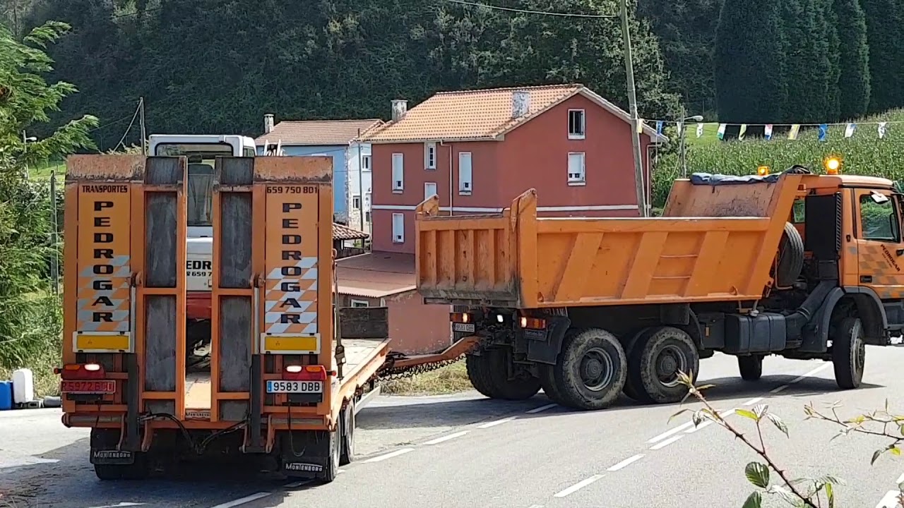 Maniobra Camión 6x6 con  Remolque