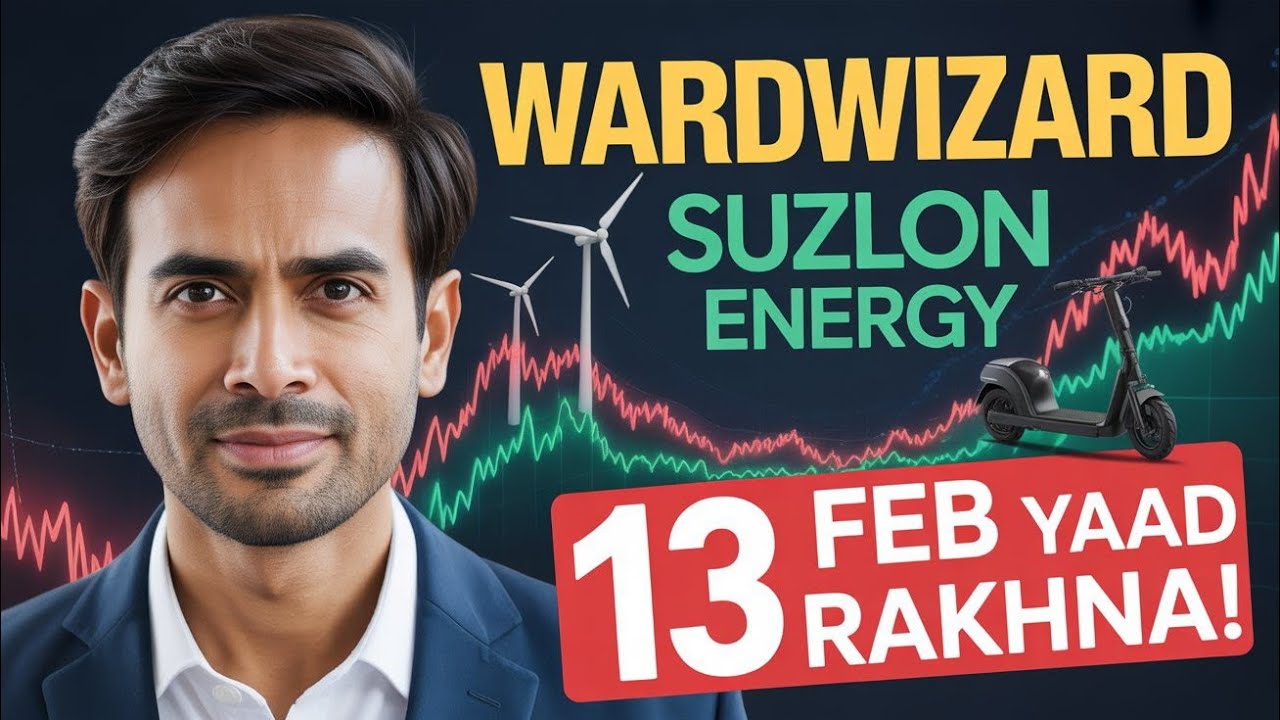 Wardwizard Innovations + Suzlon Energy | 13 Feb Ko Kya Hone Wala Hai?