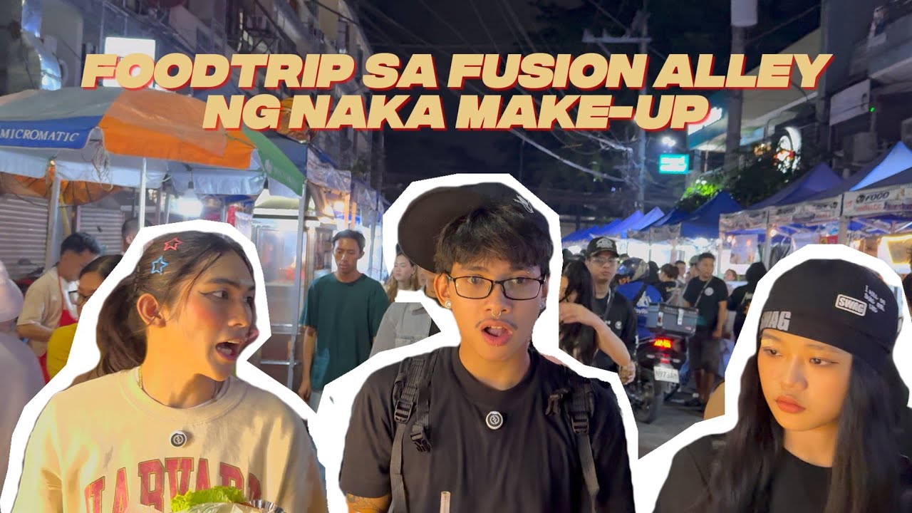 BATOSAY KUMAIN SA FUSION ALLEY NG NAKA MAKE UP | RUSS JR & KIA