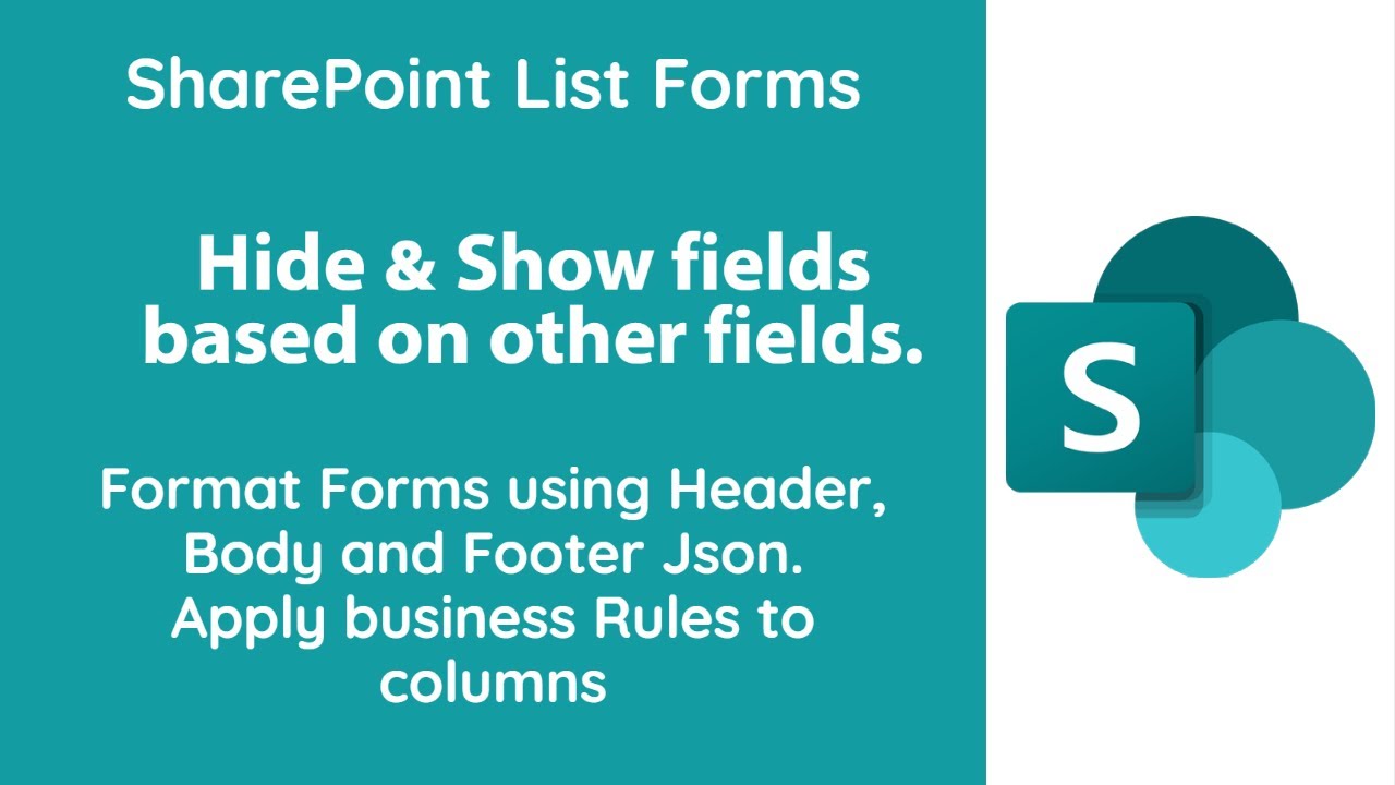 Форма списка SharePoint &mdash; бизнес-правила (скрытие и способ отображения полей) и форматирование фо...