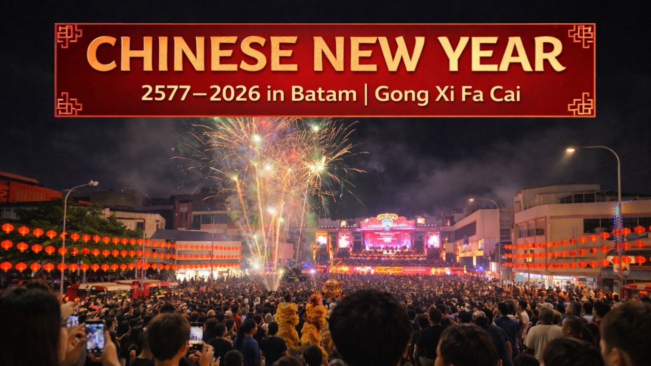 Chinese New Year 2577&ndash;2026 in Batam | Gong Xi Fa Cai
