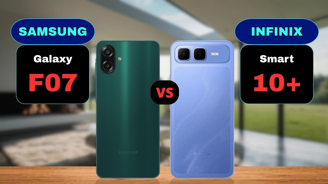 Samsung Galaxy F07 vs Infinix Smart 10 Plus Comparison
