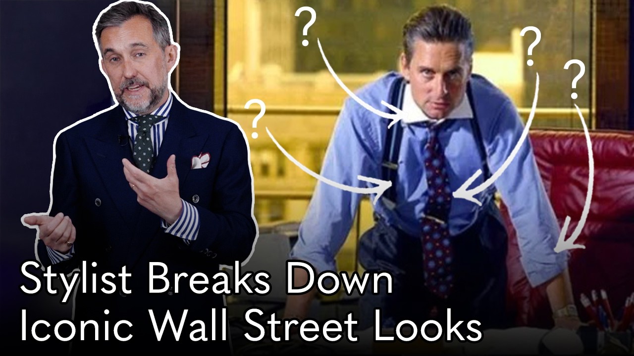 Menswear Stylist Reviews the Fashion of the Wall Street (1987) Movie