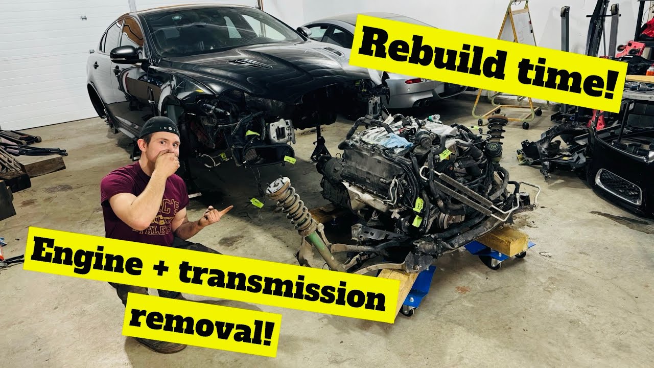 Jaguar XFR ENGINE REMOVAL!