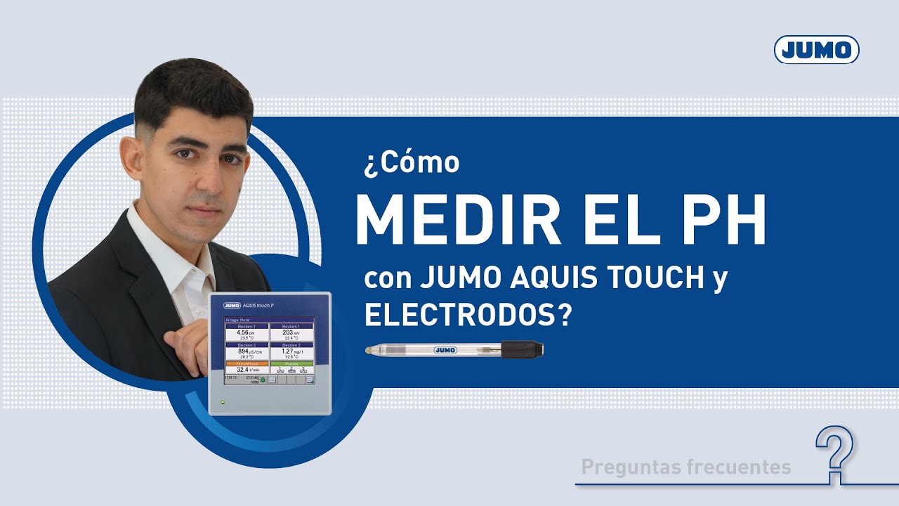 Medición de ph con JUMO aquis TOUCH S
