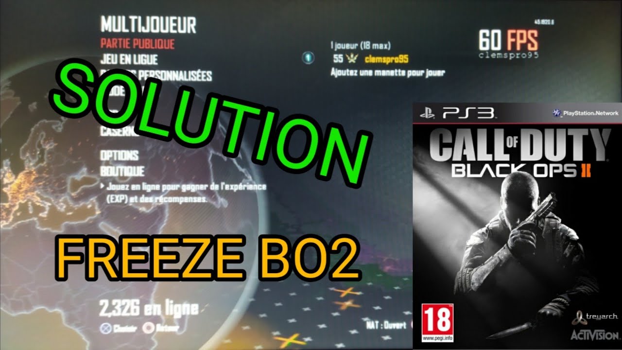 R&eacute;soudre le crash au lancement de Black Ops 2 (Solution) #PS3 #BO2