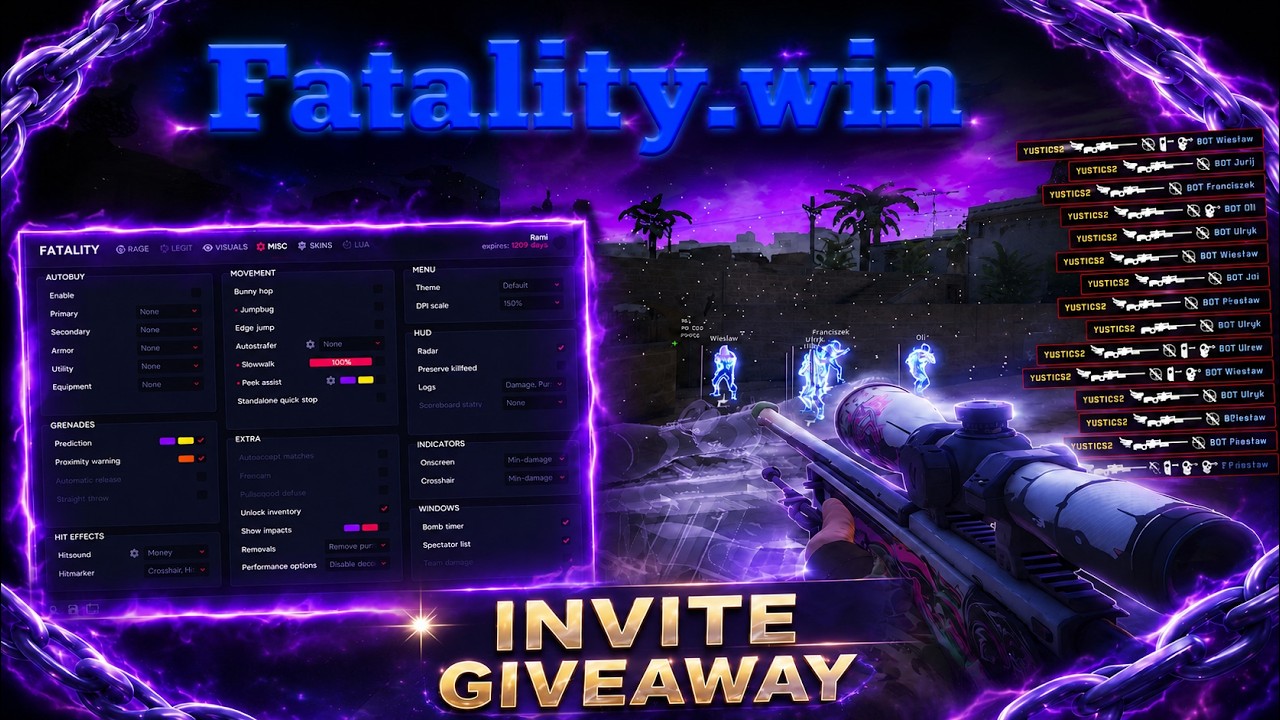 CS2 SEMI RAGE Ft. fatality.win #16  { INVITE GIVEAWAY }