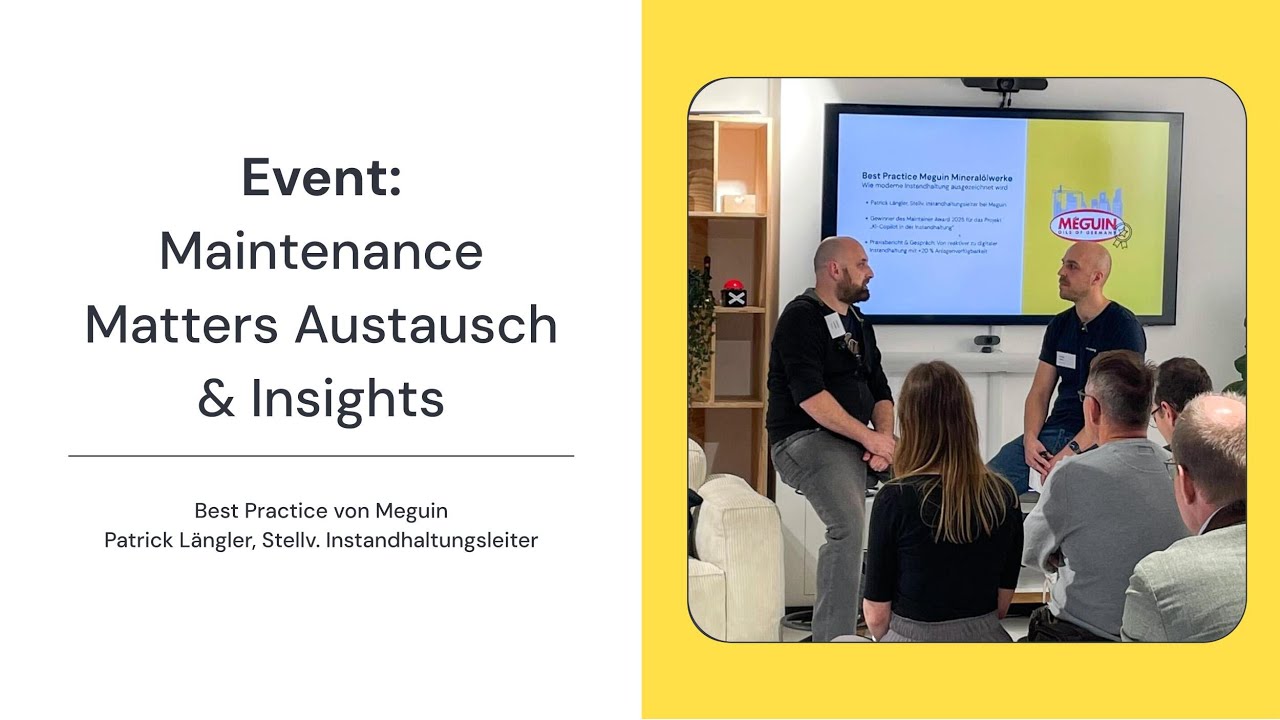 Erfahrungsbericht eines Instandhaltungsleiters | maintenance matters 