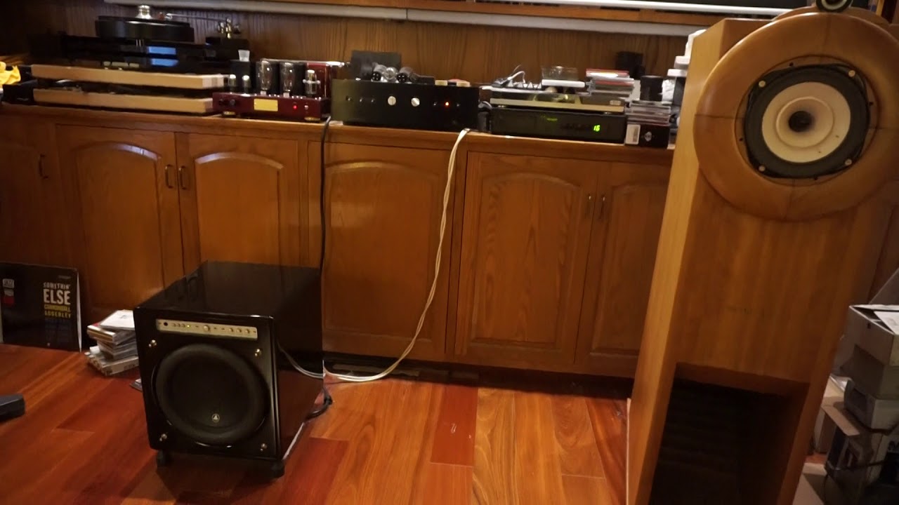 Georgia on my mind   Cain & Cain horn speakers with Lowther PM2A, JL Audio F112 sub