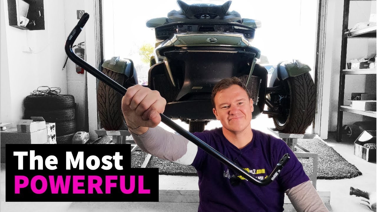 Installing the most powerful SwayBar for Can-Am Spyder / H&R