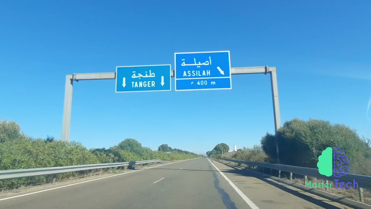 route tanger  rabat