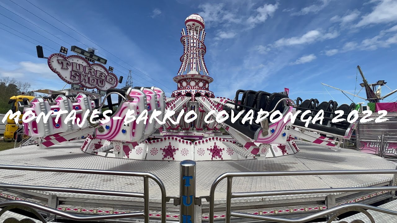 Montajes Feria del Barrio Covadonga (Torrelavega) 2022 | Atracciones de feria