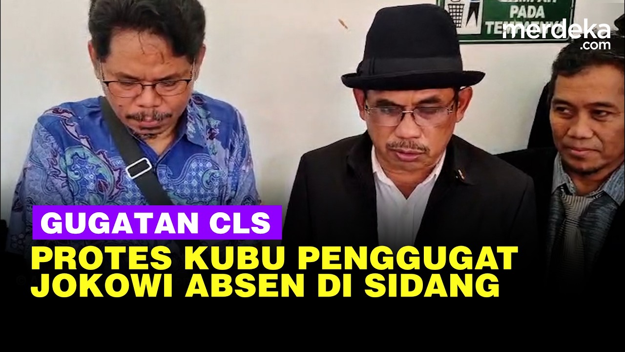 Protes Kubu Penggugat Jokowi Absen di Sidang Citizen Lawsuit Ijazah
