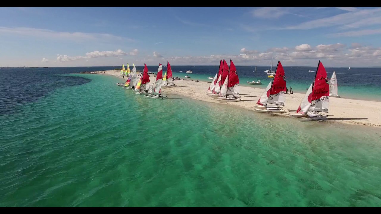 SAILING LES GLENANS    | ⛵ Vol au dessus de l'Ecole des Gl&eacute;nans - BRETAGNE T&eacute;l&eacute;