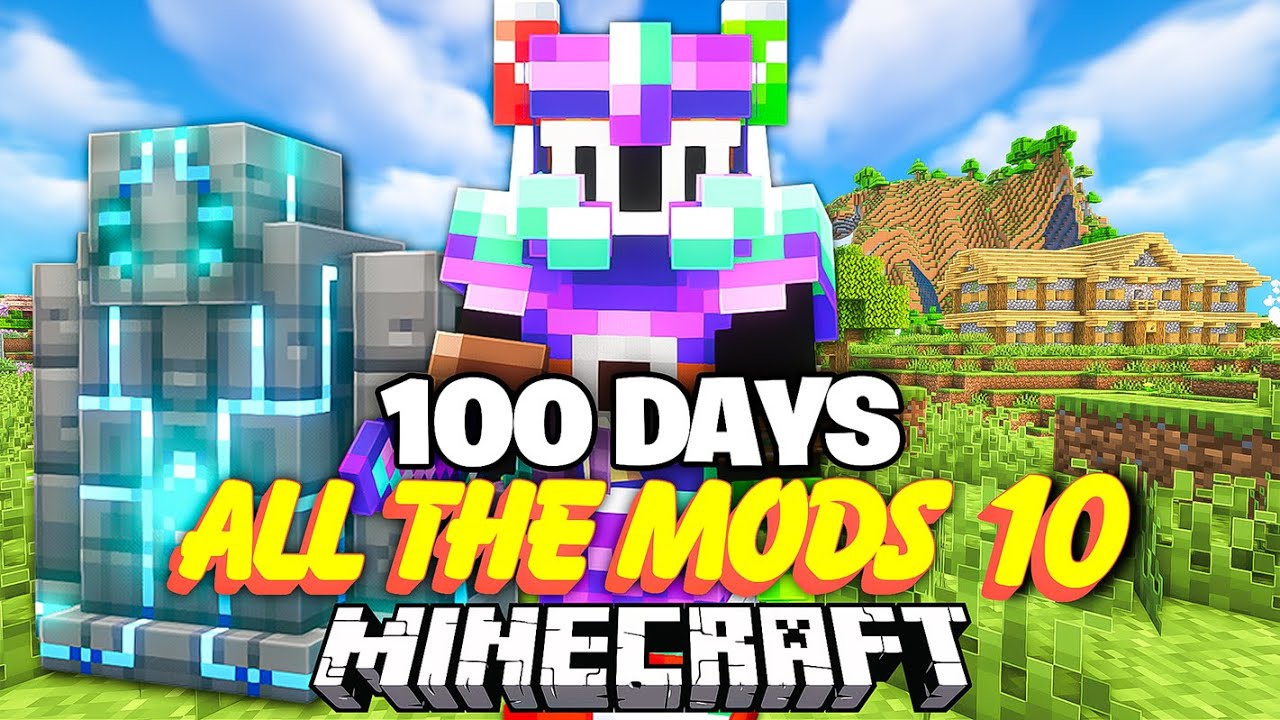 I Survived 200 Days with ALL THE MODS 10 in Minecraft...