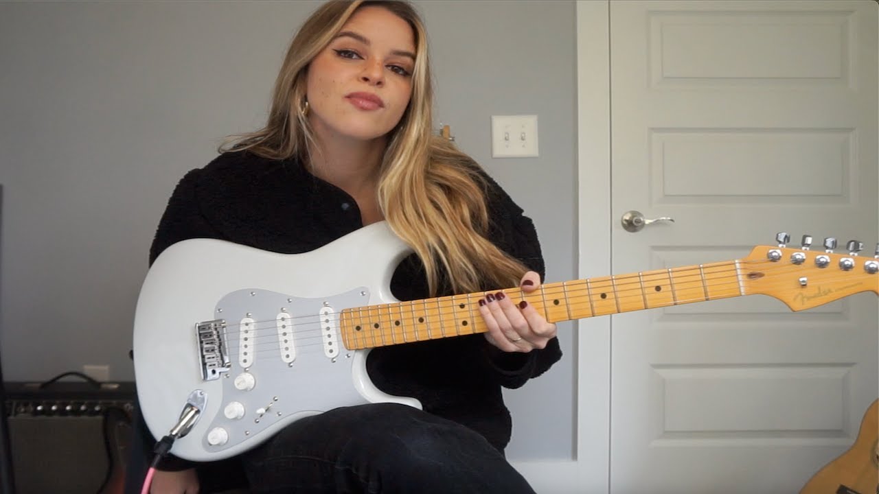 playing on the new fender american ultra II stratocaster.