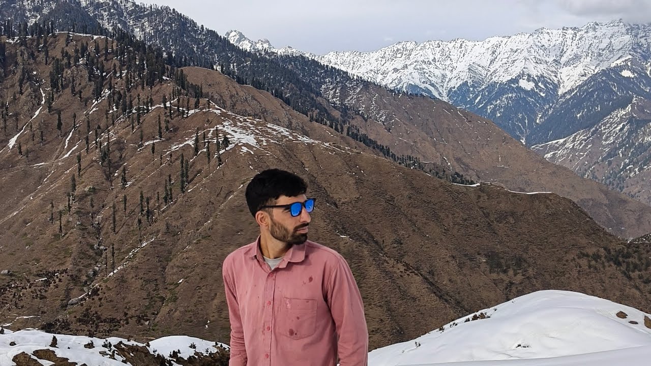 Kashmir Snowfall 🌧️ enjoy kashmir