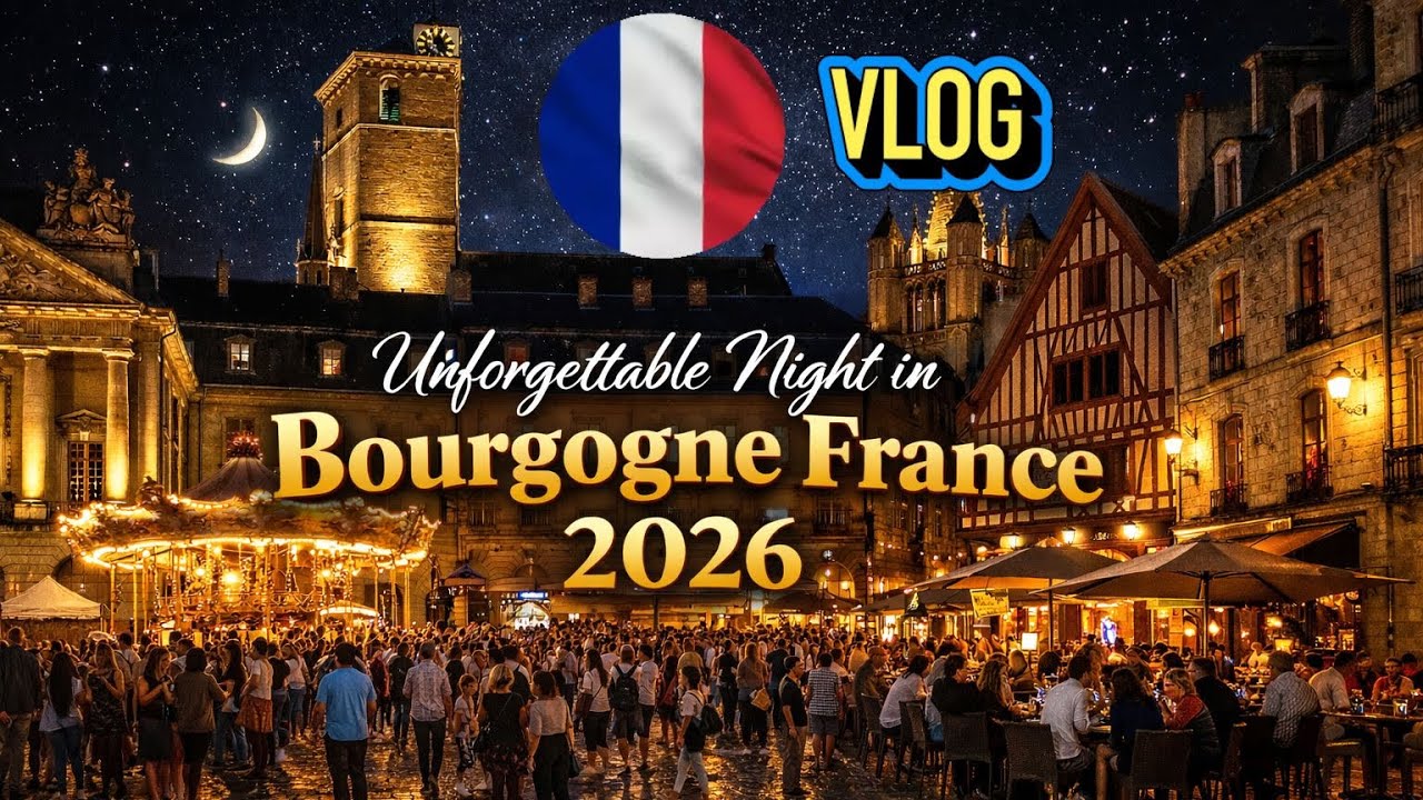 Unforgettable 😳night  in | Bourgogne |France 🇫🇷 the magic 🪄 in the air must watch vlog #travel #fyp 